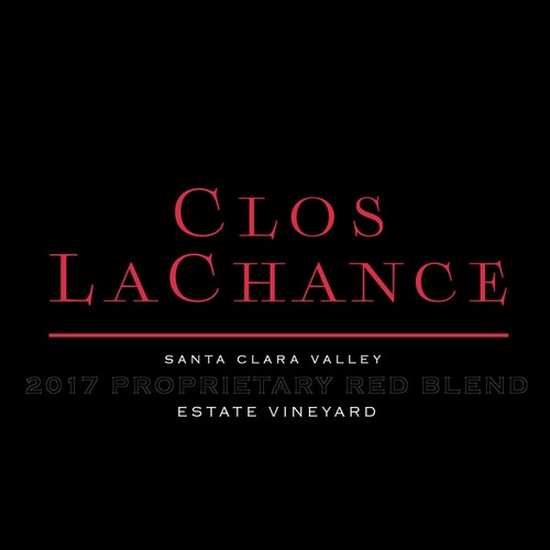 Clos LaChance 2017 Proprietary Red Blend Label