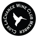 The Clos LaChance Wine Club Member Circular Black and White Logo