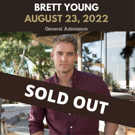 KRTY:  Brett Young General Admission Ticket