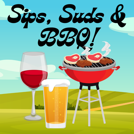 Sips, Suds & BBQ - June 8th, 5-9PM